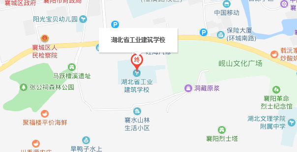 湖北省工業(yè)建筑學校位置地圖