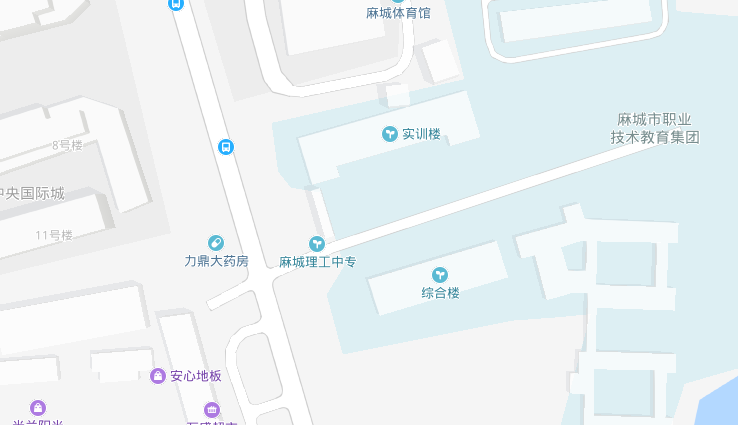 麻城理工學(xué)校位置地圖
