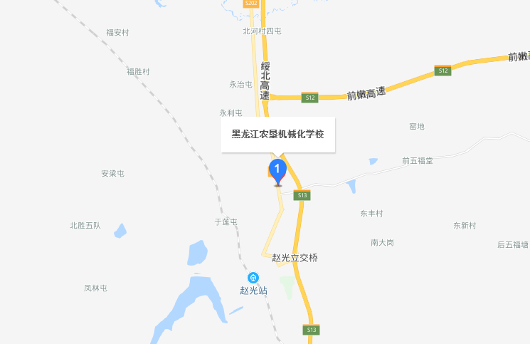 黑龍江農(nóng)墾機(jī)械化學(xué)校地址、校園在哪里