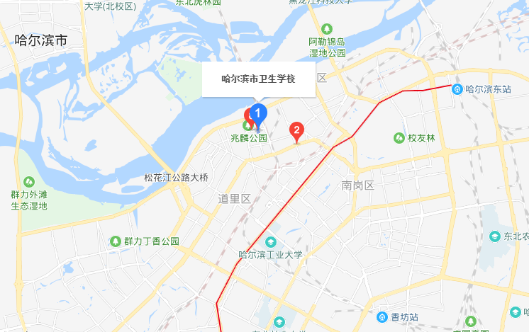 哈爾濱市衛(wèi)生學(xué)校地址、校園在哪里