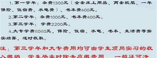 瀘州市鵬程職業(yè)學(xué)校學(xué)費(fèi)、費(fèi)用多少？