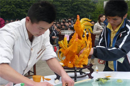 重慶現(xiàn)代職業(yè)技師學院烹飪專業(yè)實訓圖