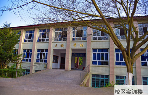 重慶春琿人文技工學(xué)校校區(qū)實訓(xùn)樓圖片