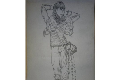 遵義美術(shù)學校學生速寫3