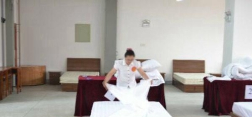 貴陽市女子職業(yè)學(xué)校(貴陽市旅游學(xué)校)客房實訓(xùn)室