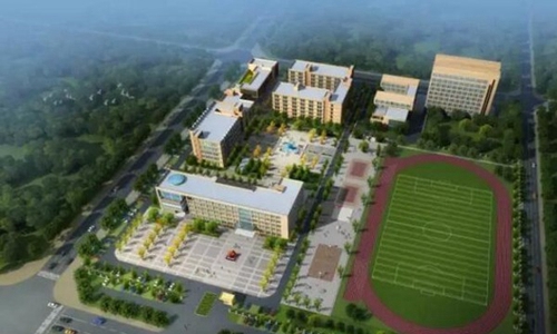 成都石化工業(yè)學校鳥瞰校園