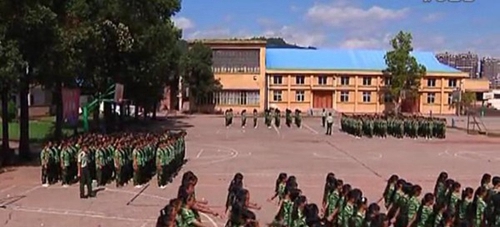 涼山民族師范學校（西昌師范學校）軍訓2