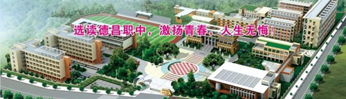 四川省德昌縣職業(yè)高級(jí)中學(xué)（德昌職中）校園鳥瞰圖