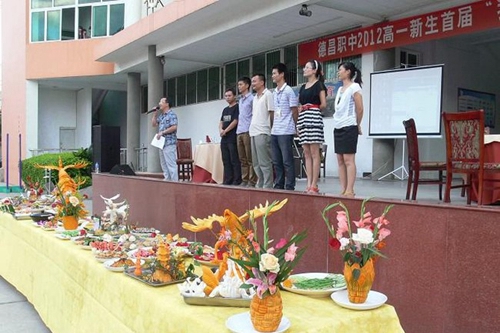四川省德昌縣職業(yè)高級(jí)中學(xué)（德昌職高）烹飪專(zhuān)業(yè)新生專(zhuān)業(yè)展示