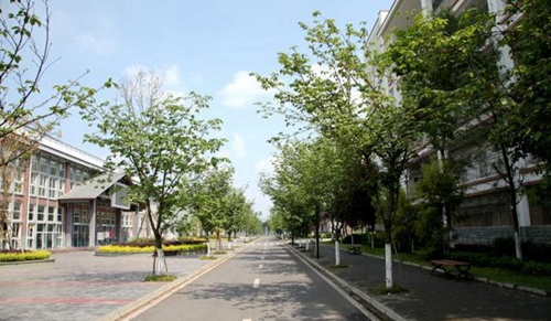 四川省旅游學(xué)校校園小景