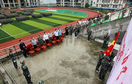 重慶三峽水利電力學校軍訓（3）