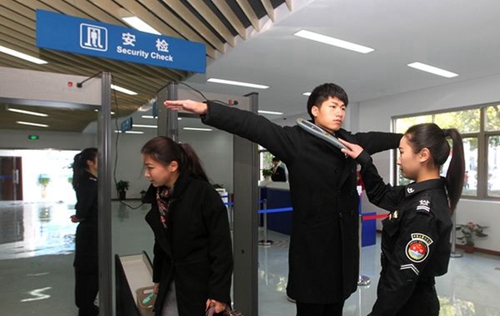 簡陽市機電工程學(xué)校安檢實訓(xùn)