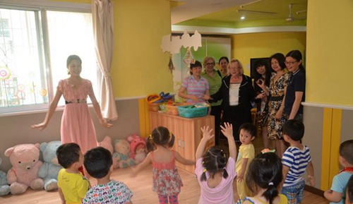 簡陽市機電工程學(xué)校幼師教學(xué)觀摩