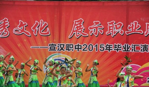 四川省宣漢職業(yè)中專學(xué)校2015年畢業(yè)匯演暨雙選會