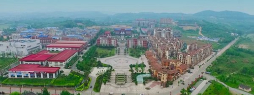 德陽中藝科技職業(yè)學(xué)校羅江校區(qū)全景