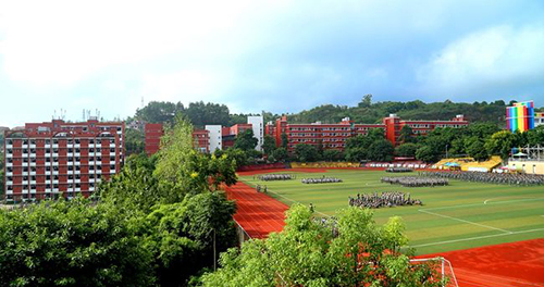 重慶信息技術(shù)職業(yè)學院軍訓時光