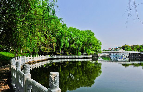 重慶信息技術(shù)職業(yè)學院湖畔風景