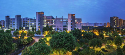 重慶城市管理職業(yè)學院校園夜景