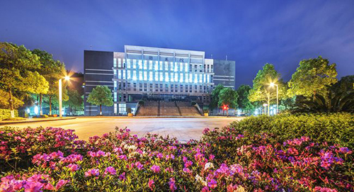 重慶城市管理職業(yè)學院校園夜色