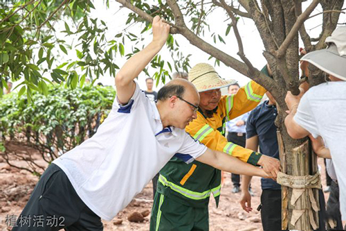 重慶城市管理職業(yè)學院植樹活動2
