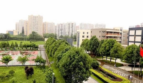 四川華新現(xiàn)代職業(yè)學(xué)院校園景色