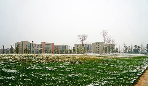 德陽(yáng)城市軌道交通職業(yè)學(xué)院雪景