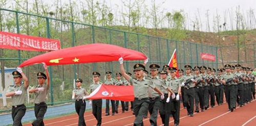 貴州城市職業(yè)學(xué)院國旗護衛(wèi)隊