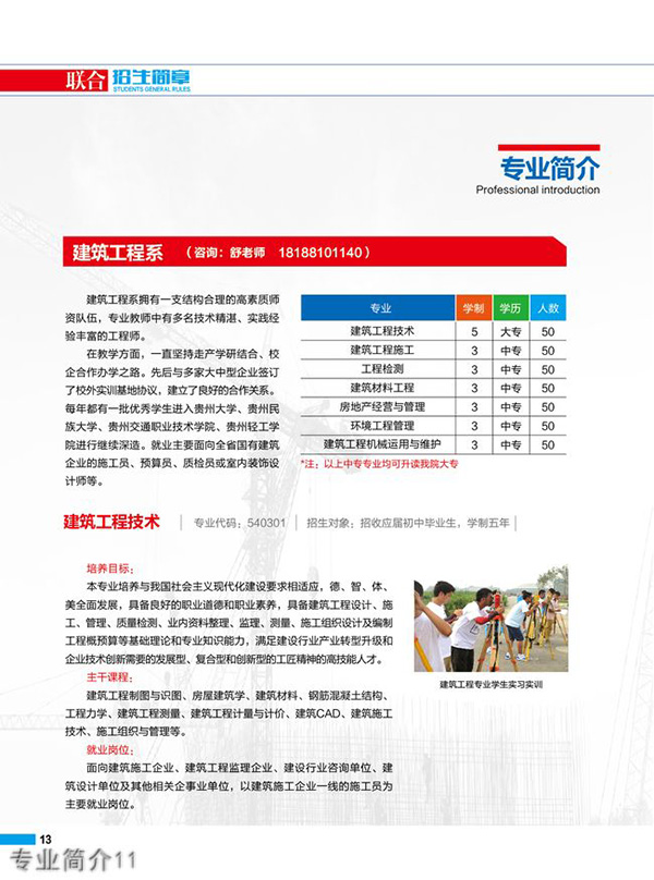 貴州裝備制造職業(yè)學(xué)院專業(yè)簡(jiǎn)介11