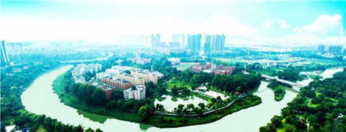 成都市三原外國(guó)語(yǔ)學(xué)校校園遠(yuǎn)眺