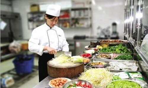 鹽邊縣中學(xué)校食堂風(fēng)光