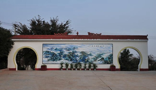 簡陽市賈家中學(xué)校園一角