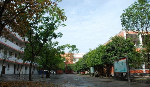 四川省大邑中學(xué)秋日校園