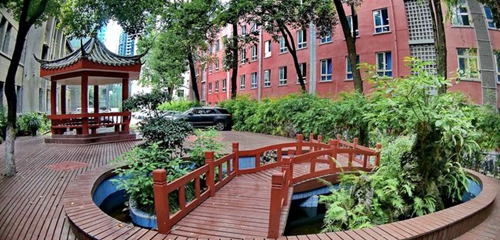 成都市通錦中學校校園環(huán)境
