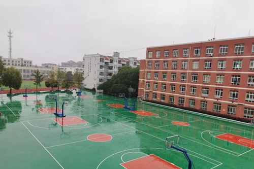 四川省蒲江縣壽安中學(xué)籃球場