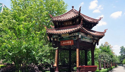 雁江區(qū)中和中學走廊