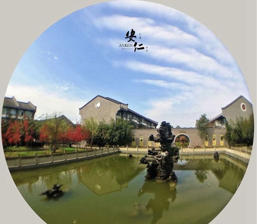 四川省大邑縣安仁中學(xué)風(fēng)景如畫(huà)