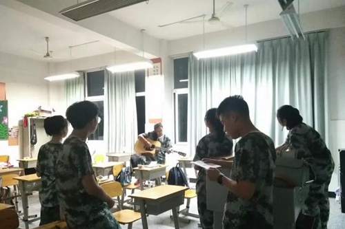 成都樹德中學國際部(光華校區(qū))軍訓生活