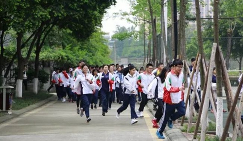 成都樹德中學國際部(光華校區(qū))疏散演練