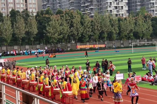 成都樹德中學國際部(光華校區(qū))運動會盛況