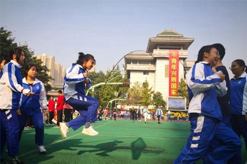 成都石室中學(xué)(劍橋國際高中)跳繩比賽
