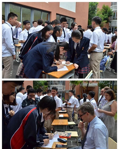 牛津國際公學(xué)成都學(xué)校選課現(xiàn)場