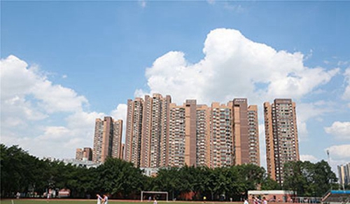 成都七中嘉祥外國語學(xué)校國際高中校園足球場