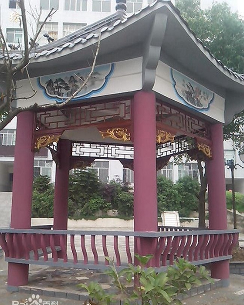 營(yíng)山雙河中學(xué)亭子