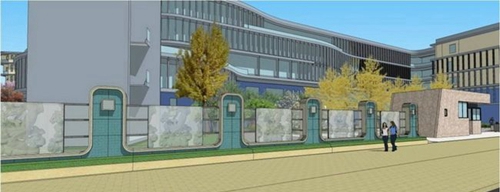 成都市泡桐樹中學外圍