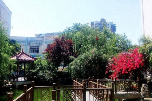 四川省崇州市蜀城中學美麗校園