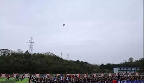 簡陽市實驗中學航模車模表演