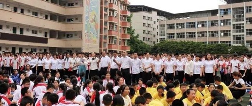 簡陽市實驗中學中考誓師