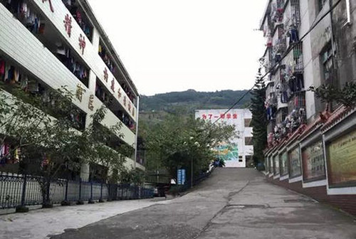 重慶云陽縣南溪中學校園環(huán)境
