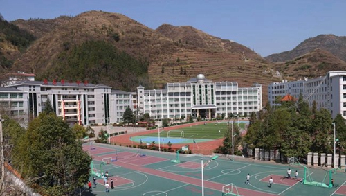 盤州市第一中學(xué) 學(xué)習俯視圖