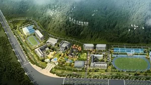 遵義天立國際學校校園全景
